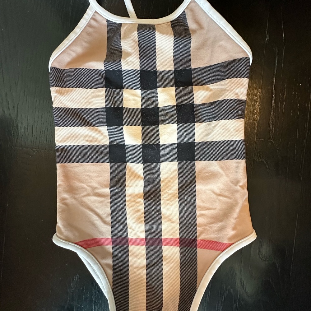 Authentic Burberry Checkered Swimsuit